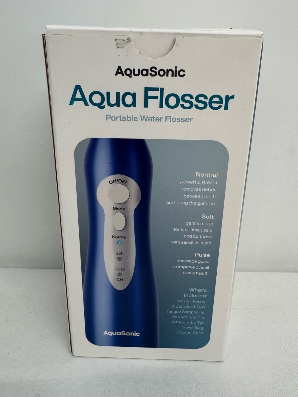 AquaSonic Water Flosser Cordless Rechargeable Aqua-Flosser for Teeth Cleaning